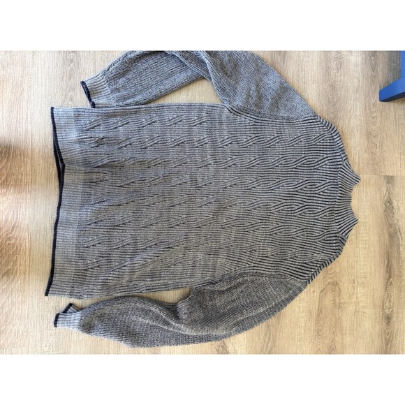 Tommy Bahama Cable Knit Sweater Blue Zip Neck Long Sleeve Preppy Grandpa Men Xxl - Picture 6 of 8